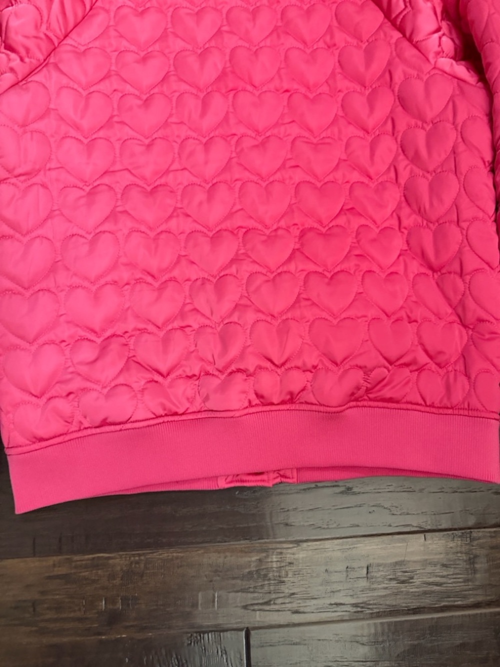 Beach Riot Jacket Hot Pink Quilted Heart Bomber - Picture 11 of 14